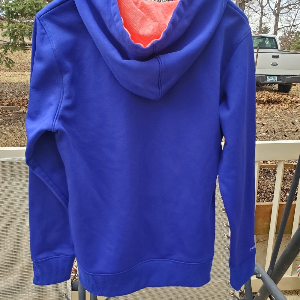 Blue/Coral Under Armour Hoodie - Picture 2 of 7